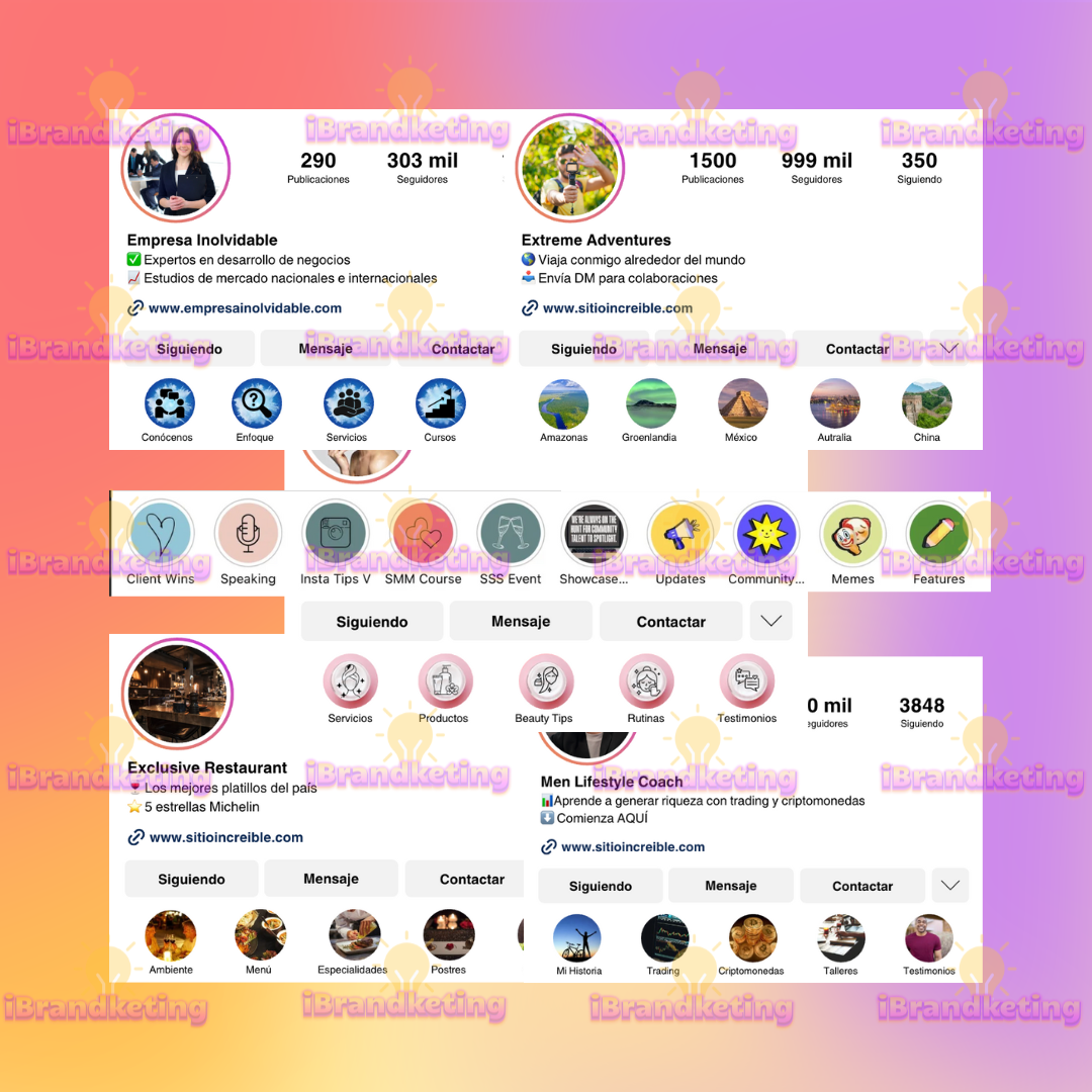 highlights de instagram, historias destacadas de histagram, cómo crear historias destacadas que vend